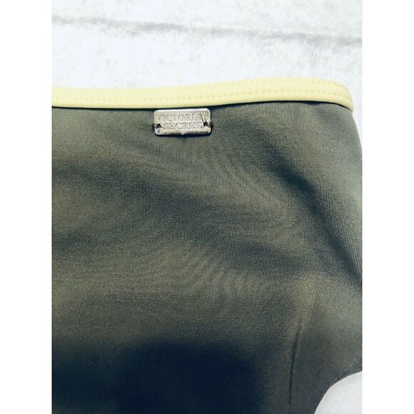 Victorias Secret Bikini Womens Small 34C Green Underwire Halter Swim Beach Boho - Picture 9 of 11